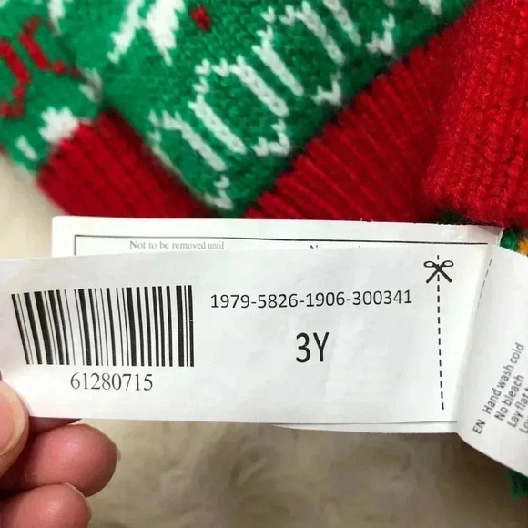 Happy Holidays Christmas Penguin  Sweater Size 3T - Picture 11 of 16